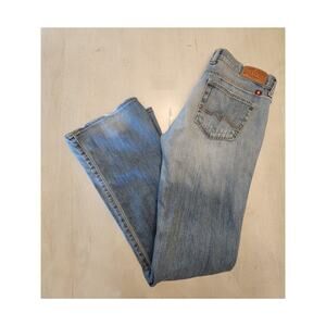 Lucky Brand Women's Low Rise Y2K Jeans SZ 8/29 Light Wash